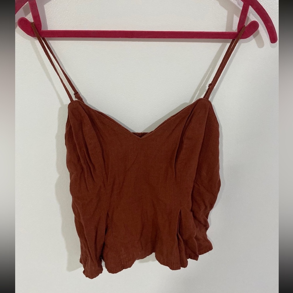 Burnt orange tank top